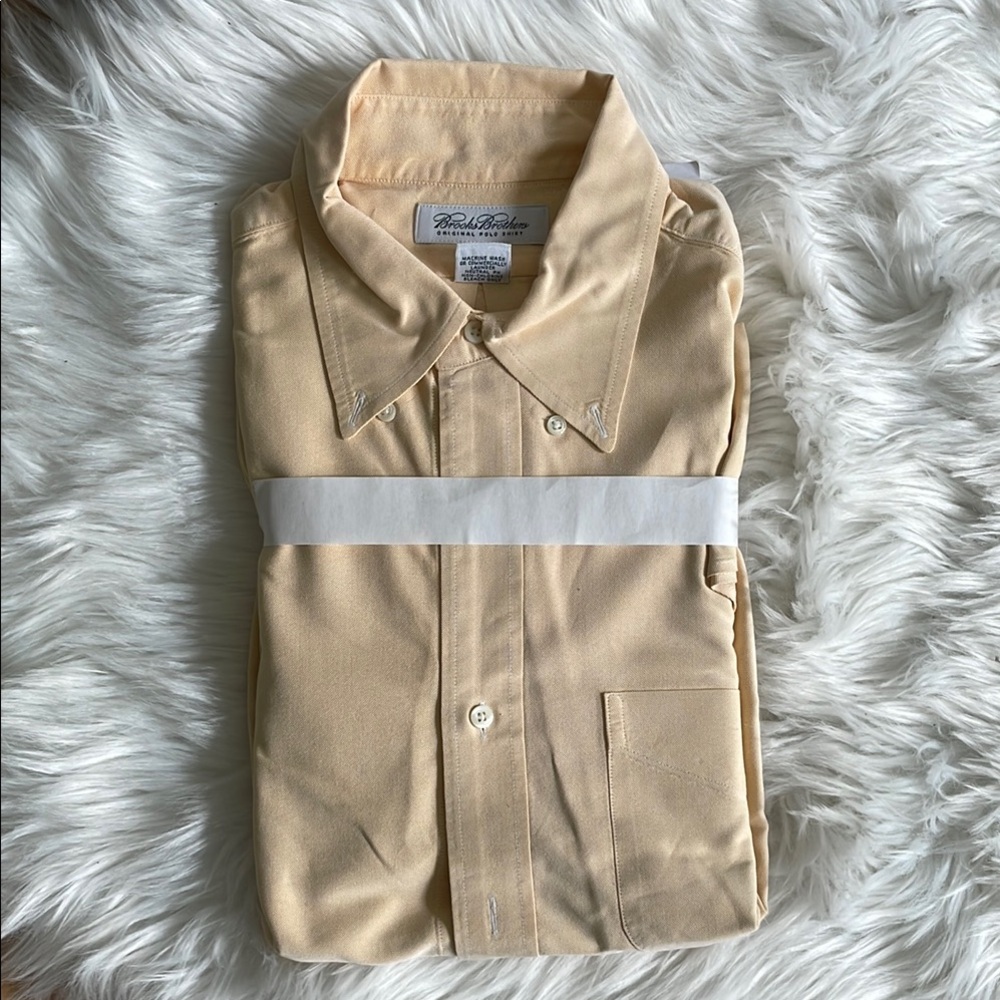 Brooks Brothers Yellow Dress Shirt